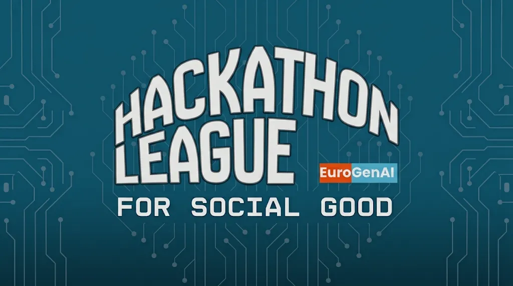 Hackathon League for Social Good, EuroGenAI Milan-Madrid programme cover